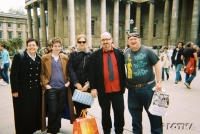 Duncan's team outside the British Museum