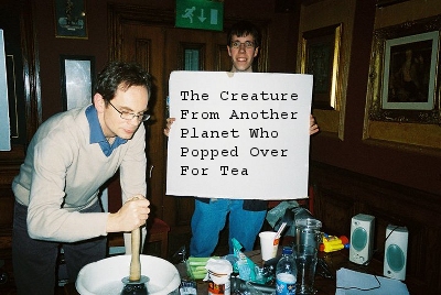 The Creature From Another Planet Who Popped Over For Tea